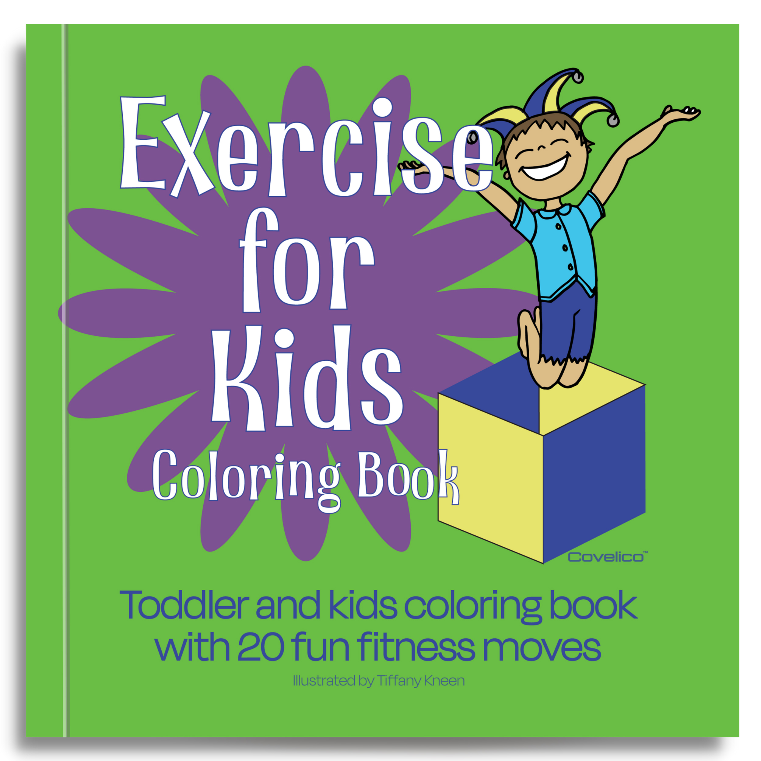 Exercise for Kids Colouring book